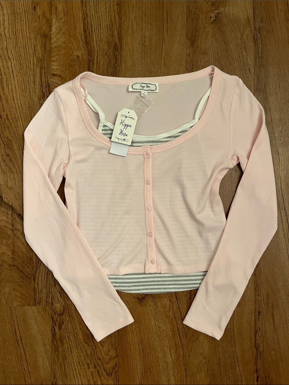 NWT Hippie Rose Layered Top